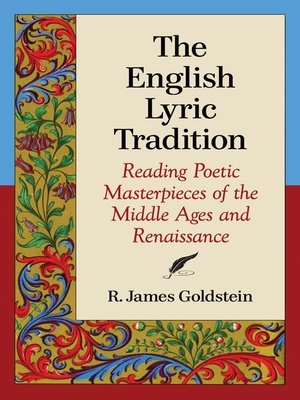 cover image of The English Lyric Tradition